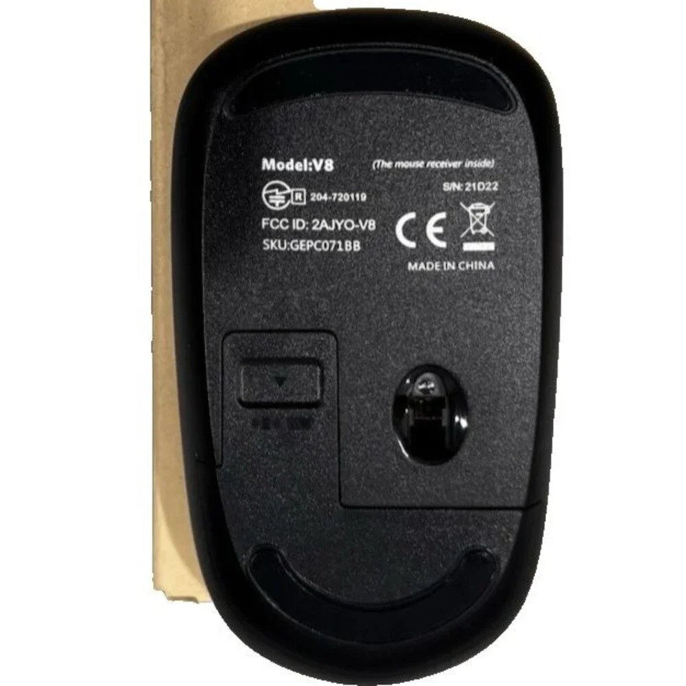 V8 Wireless Mouse 2.4G Slim Cordless Mice Optical Scroll PC Laptop Mac